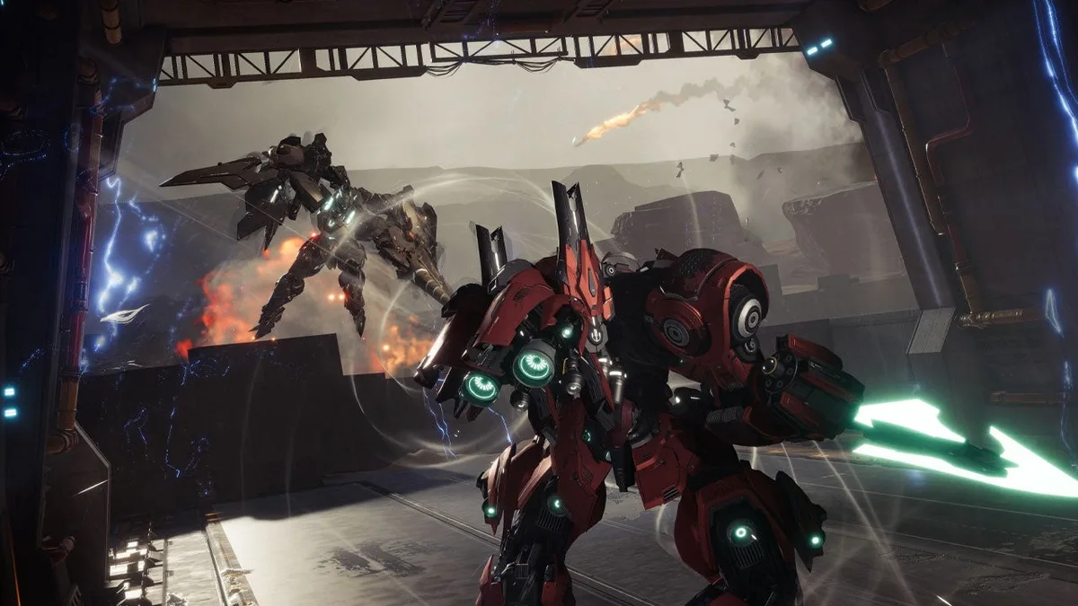 Mecha Break gameplay screenshot from IGN